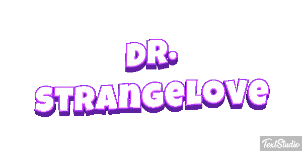Dr. Strangelove Текстовый эффект
