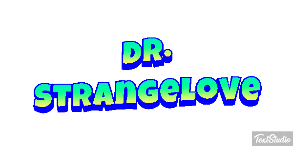Dr. Strangelove Текстовый эффект