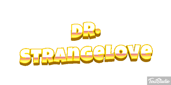Dr. Strangelove Текстовый эффект