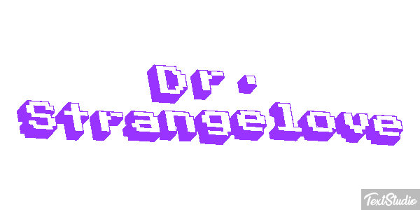 Dr. Strangelove Текстовый эффект