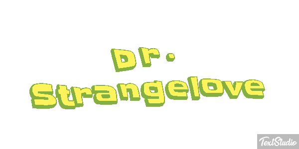 Dr. Strangelove Текстовый эффект