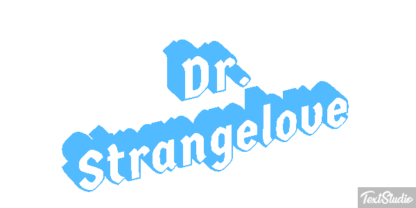 Dr. Strangelove Текстовый эффект