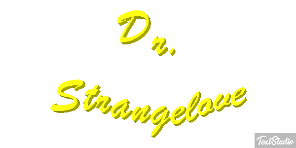 Dr. Strangelove Текстовый эффект