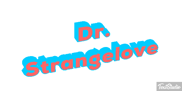 Dr. Strangelove Текстовый эффект