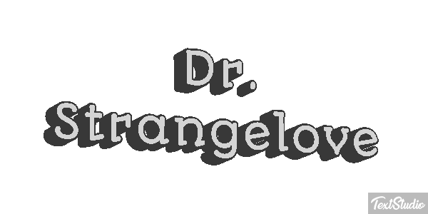 Dr. Strangelove Текстовый эффект
