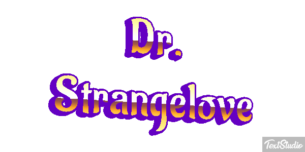 Dr. Strangelove Текстовый эффект