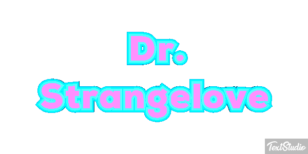 Dr. Strangelove Текстовый эффект