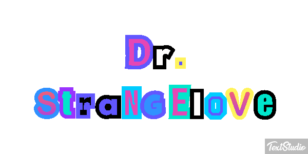 Dr. Strangelove Текстовый эффект