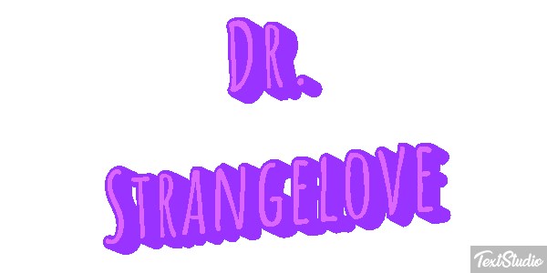 Dr. Strangelove Текстовый эффект