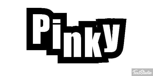 Pinky Text effect