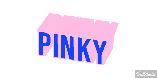 Pinky Text effect
