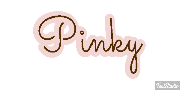 Pinky Text effect
