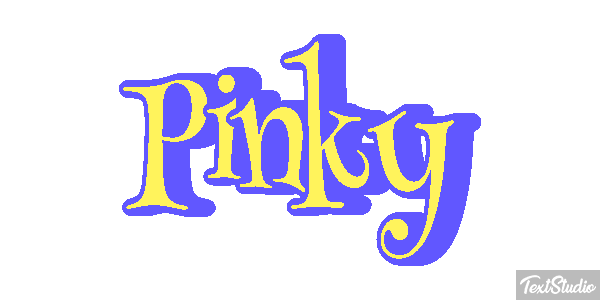 Pinky Text effect