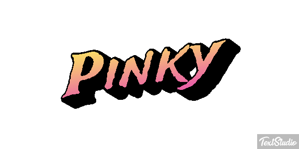Pinky Text effect
