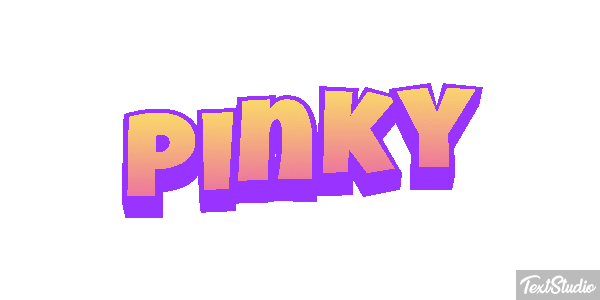 Pinky Text effect