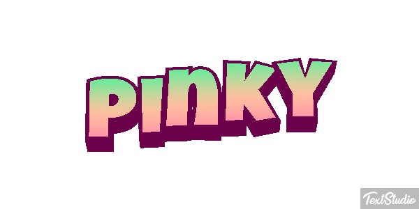 Pinky Text effect
