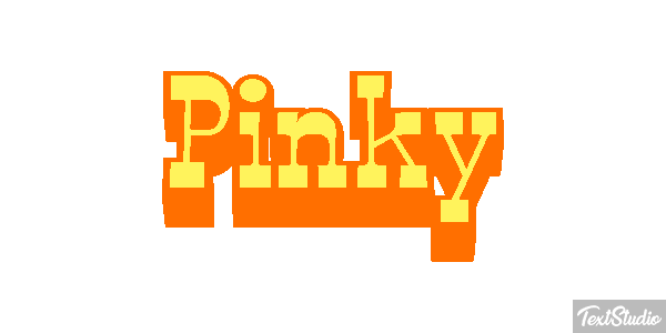 Pinky Text effect