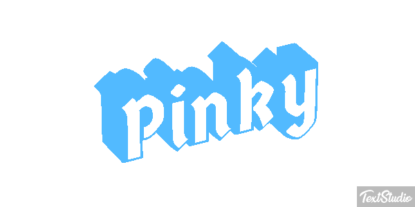 Pinky Text effect