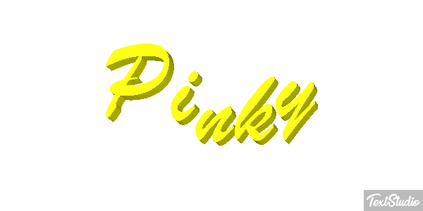 Pinky Text effect