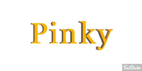Pinky Text effect