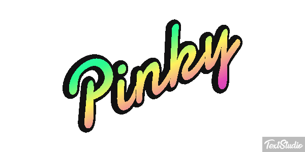 Pinky Text effect