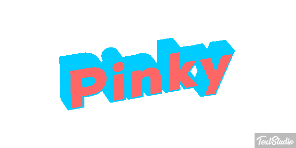 Pinky Text effect