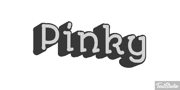 Pinky Text effect