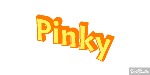 Pinky Text effect