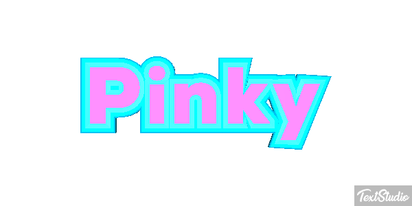 Pinky Text effect