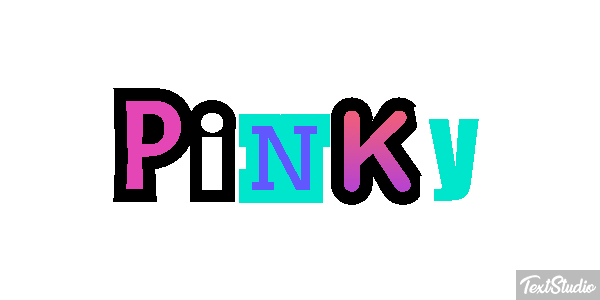 Pinky Text effect