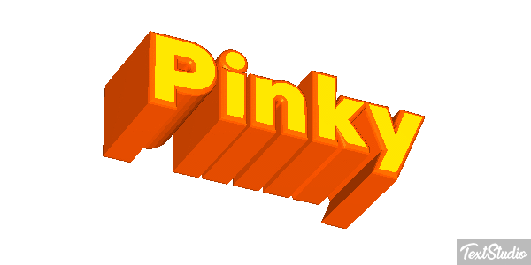 Pinky Text effect