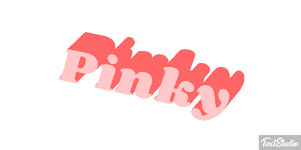 Pinky Text effect