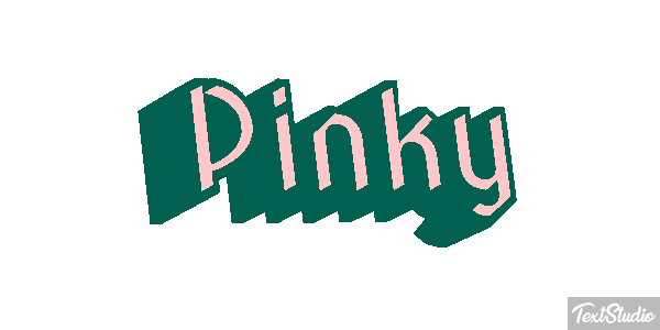 Pinky Text effect