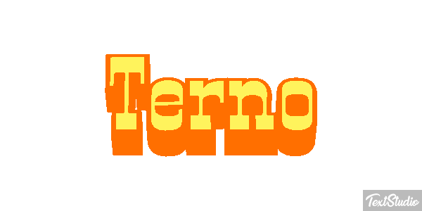 Terno Effetto testo