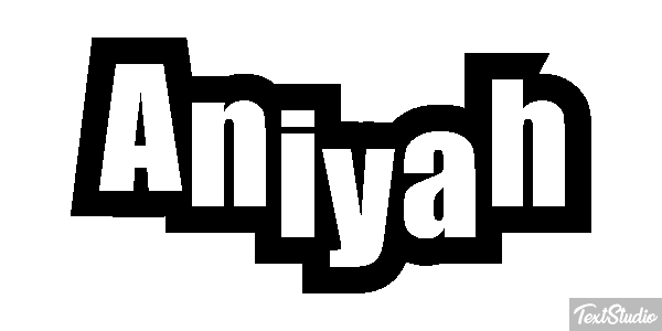 Aniyah Text effect