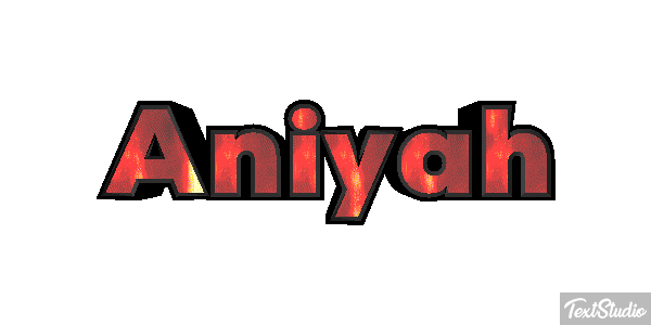 Aniyah Text effect