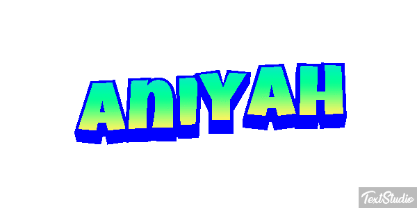 Aniyah Text effect