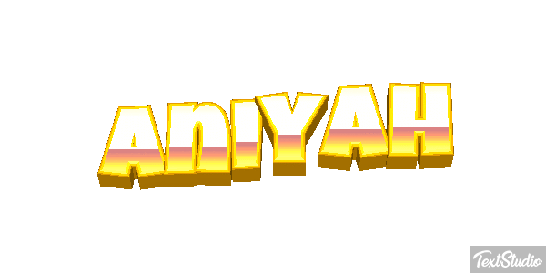 Aniyah Text effect