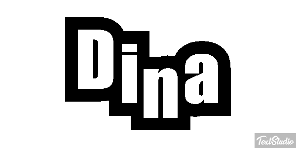 Dina Effetto testo
