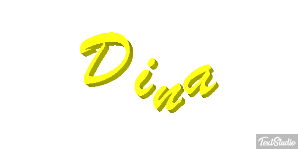 Dina Effetto testo