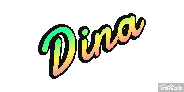 Dina Effetto testo