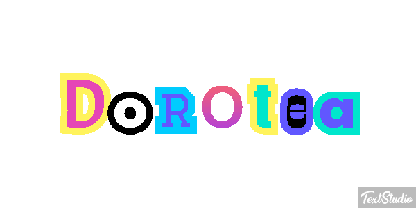 Dorotea Text effect