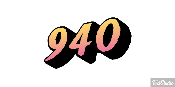 940 Effetto testo