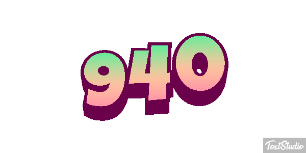 940 Effetto testo