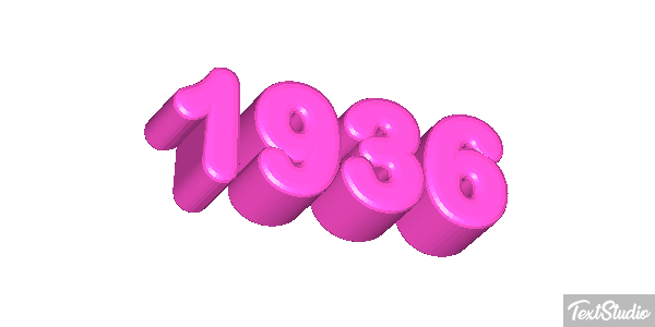 1936 Efecto de texto
