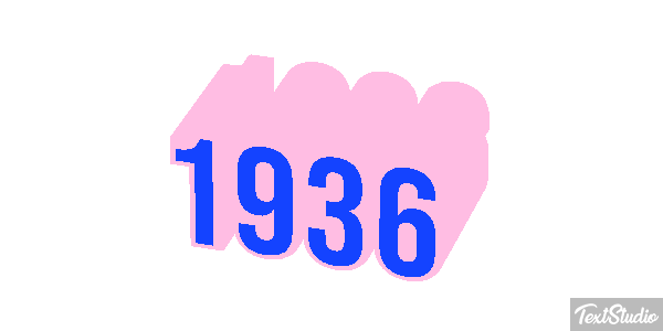 1936 Efecto de texto