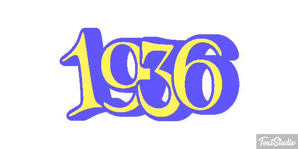 1936 Efecto de texto