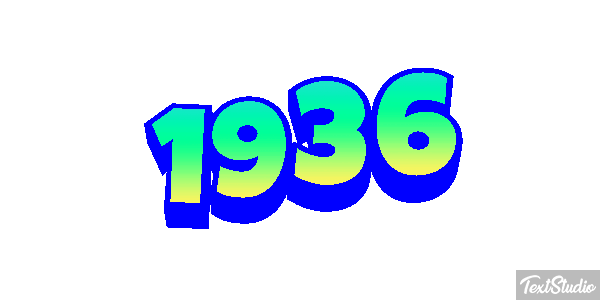 1936 Efecto de texto