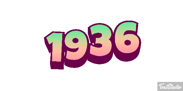 1936 Efecto de texto