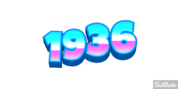 1936 Efecto de texto